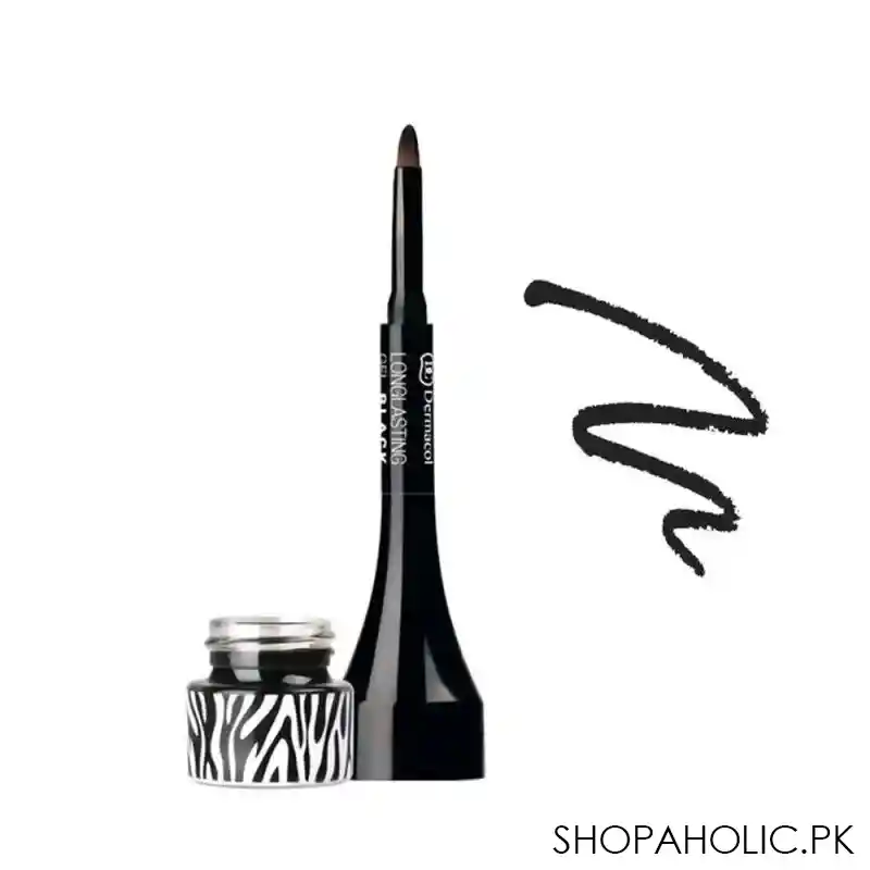 dermacol long lasting gel eye liner, black main image