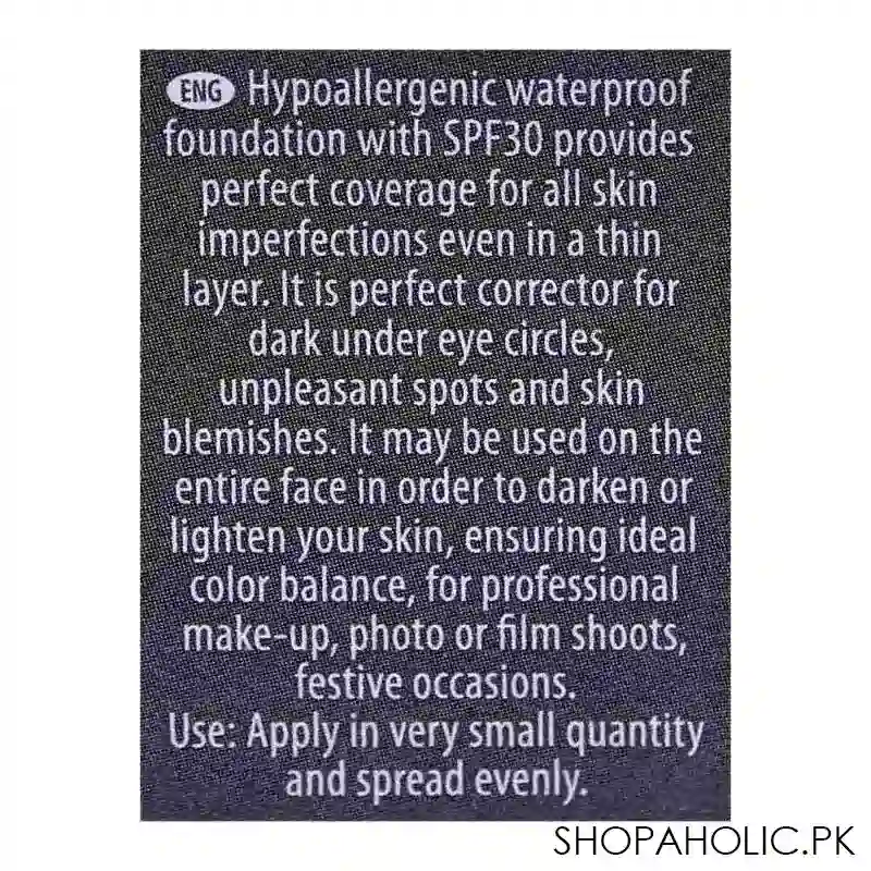 dermacol make up cover, 208, spf 30 hypoallergenic foundation, 30g image3