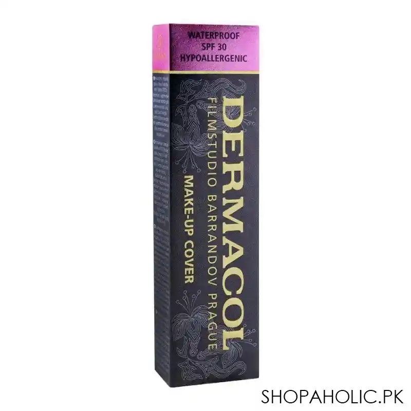 dermacol make up cover, 223, spf 30 hypoallergenic foundation, 30g image2