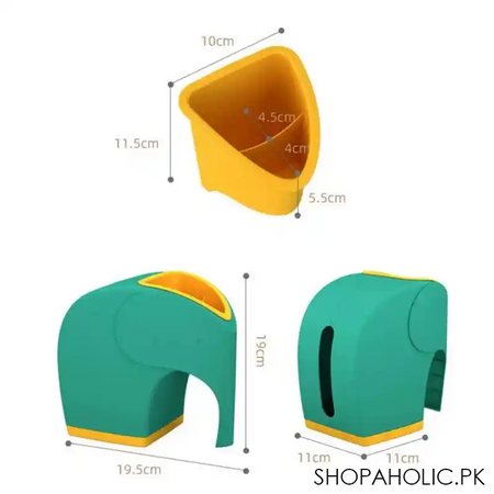 desktop modern elephant creative storage paper extraction box multifunctional plastic tissue box image6