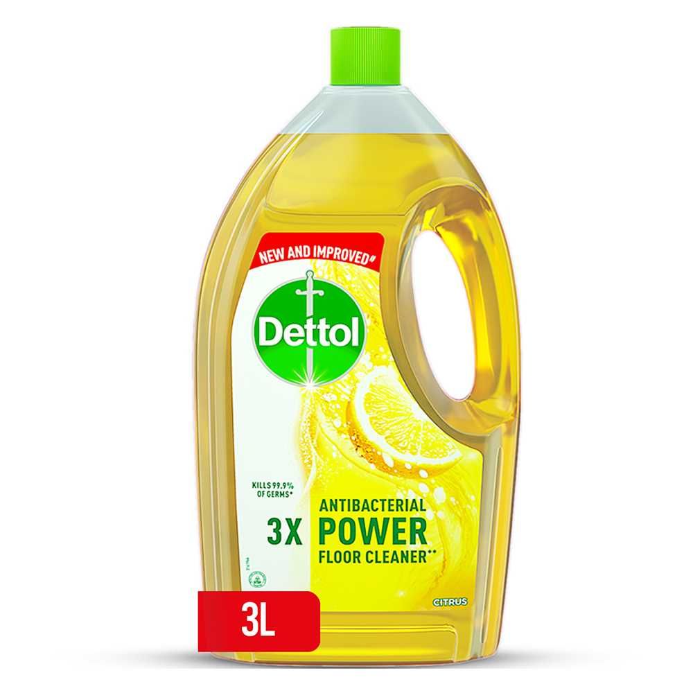 Dettol Antibacterial Power Floor Cleaner, Citrus, 3 Liters - Main Image