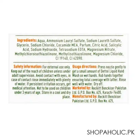 dettol fresh anti bacterial hand wash, 250ml image4