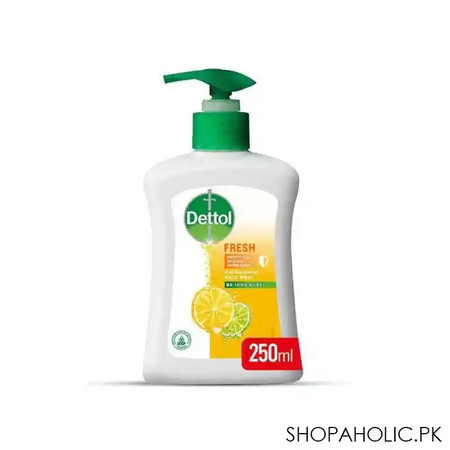 dettol fresh anti bacterial hand wash, 250ml main image