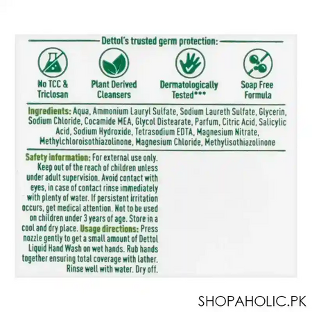 dettol soothe anti bacterial hand wash, 250ml image3