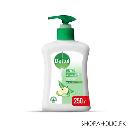 dettol soothe anti bacterial hand wash, 250ml main image