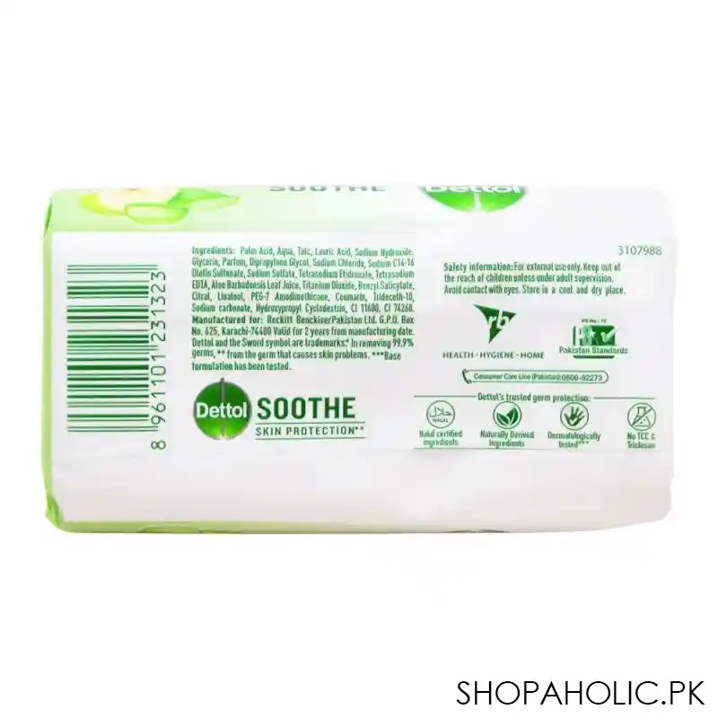 dettol soothe soap, 130g image2