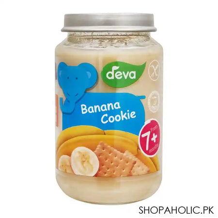 Deva Banana & Cookie Baby Food, 7m+, 200g - Main Image