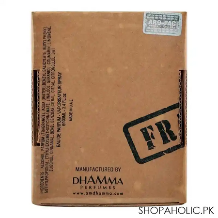 dhamma aro fac twilight lush eau de parfum, for unisex, 100ml image5