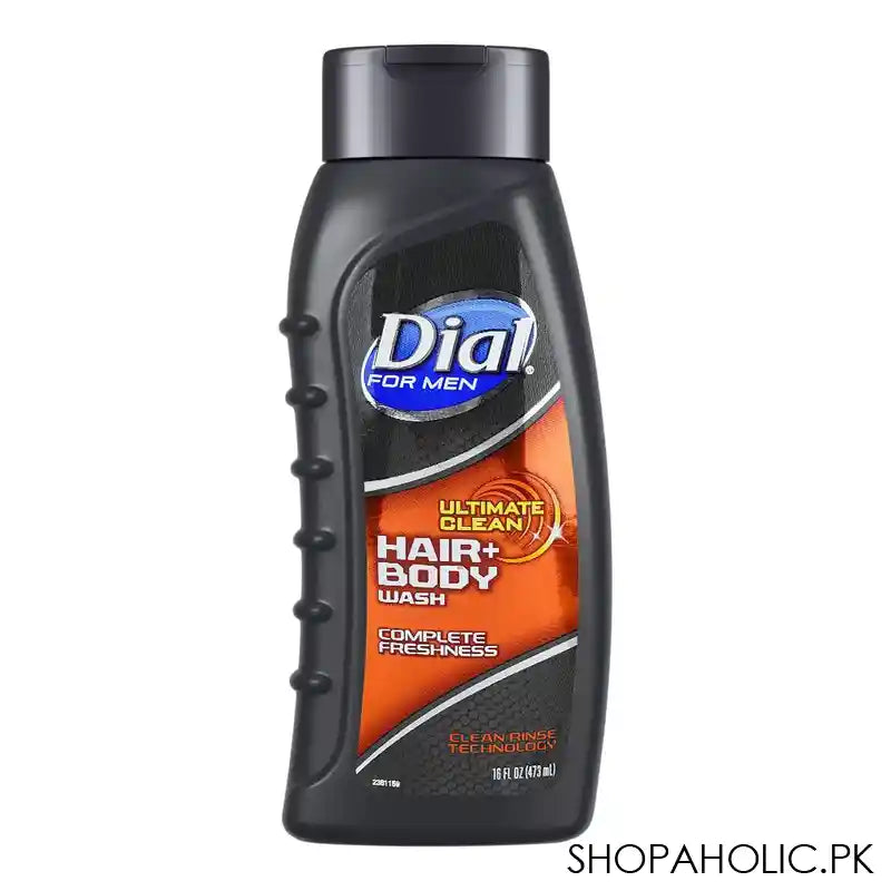 Dial Ultimate Clean Hair+Body Wash, For Men, 473ml - Main Image