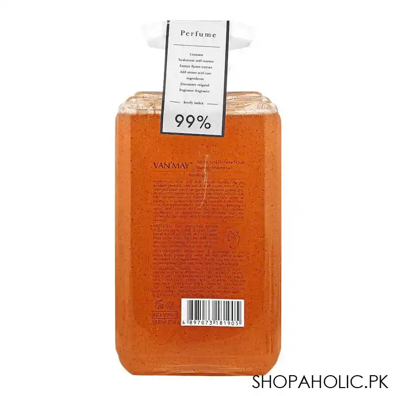 Diana Natural Amino Acid Micromatic Perfume Scrub Massage Shower Gel, 800ml - Image 4