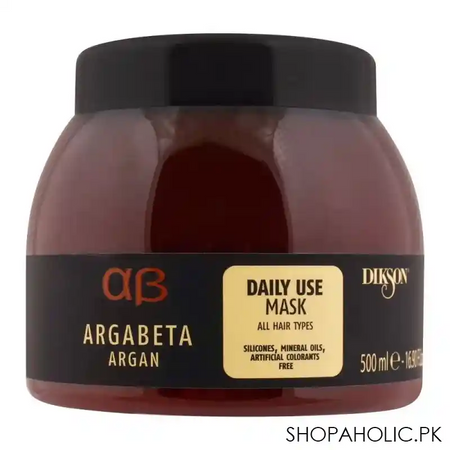 dikson argabeta argan daily use hair mask, 500ml main image