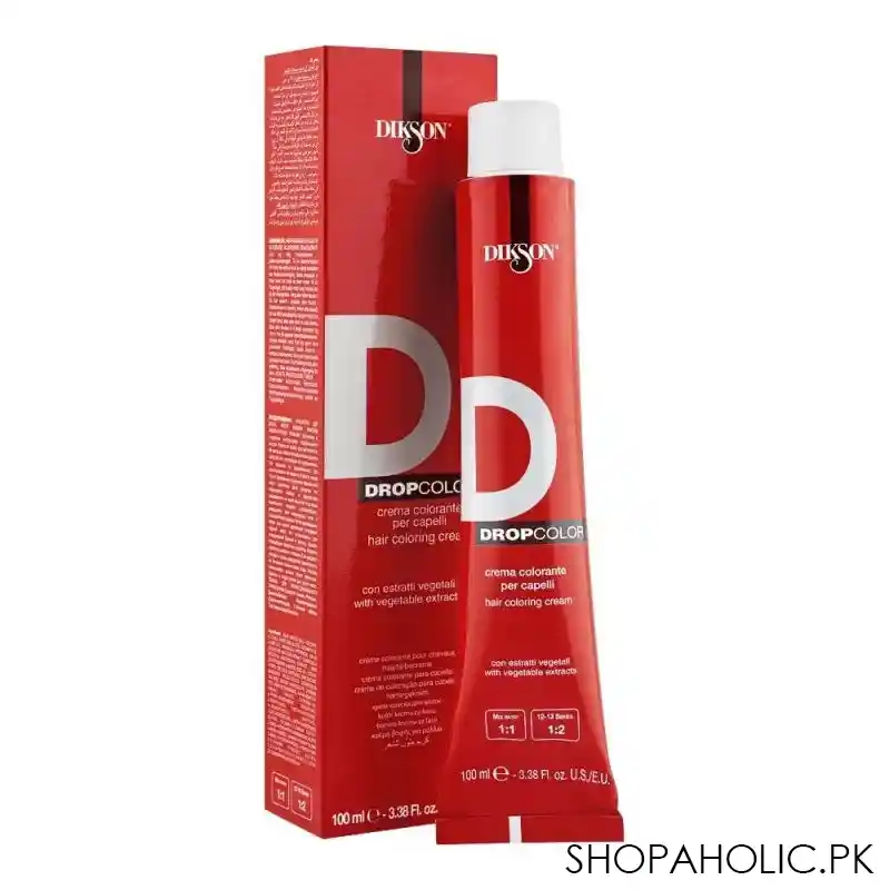 dikson drop color hair cream color, 100ml, 4.00 main image