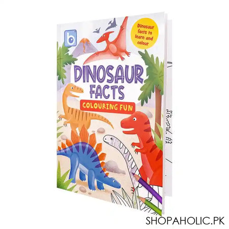 Dinosaur Facts Colouring Fun, Book - Main Image