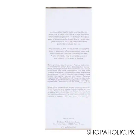 dior j'adore precious body mist, for women, 100ml image3