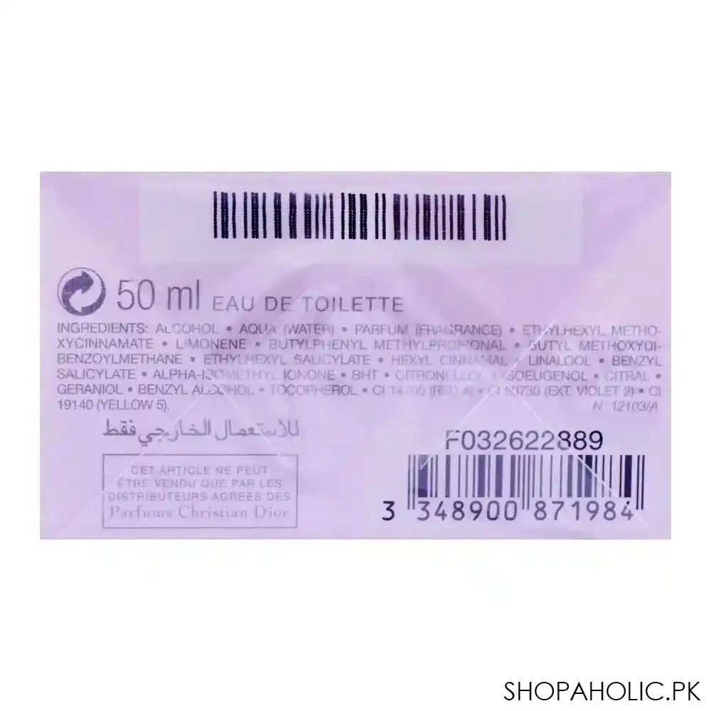 dior miss dior blooming bouquet eau de toilette, for women, 50ml image4