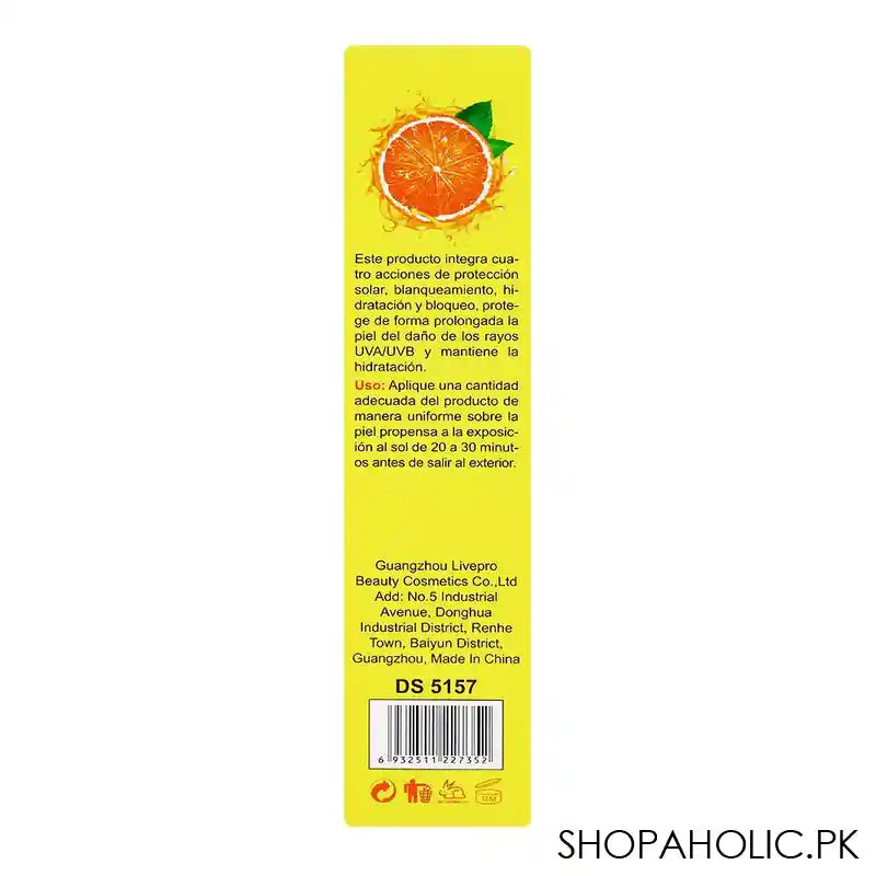 Disaar Extra White Super C+ Vitamin Serum Sunscreen, SPF50, 80ml, DS5157 - Image 3