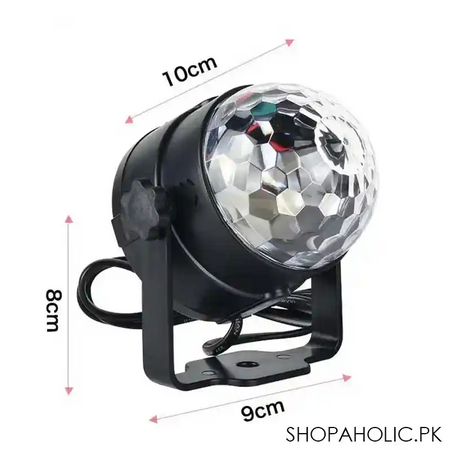 disco ball stage/party light with sound activated and remote control image4