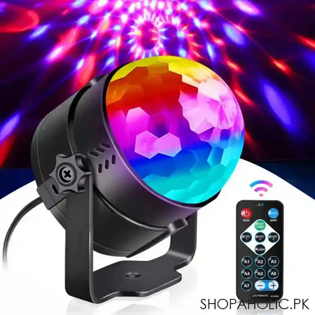 disco ball stage/party light with sound activated and remote control main image