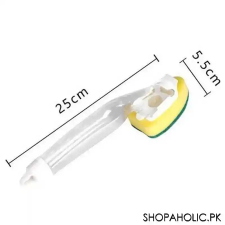 dishwand brush with liquid dispenser image2