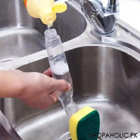 dishwand brush with liquid dispenser main image