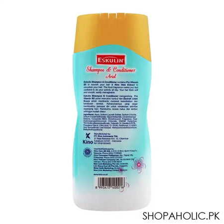 Disney Eskulin Kids Ariel Shampoo & Conditioner, 200ml - Image 2
