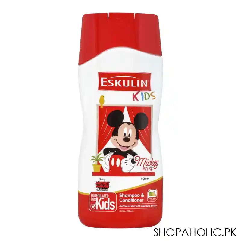 Disney Eskulin Kids Mickey Mouse Shampoo & Conditioner, 200ml - Main Image