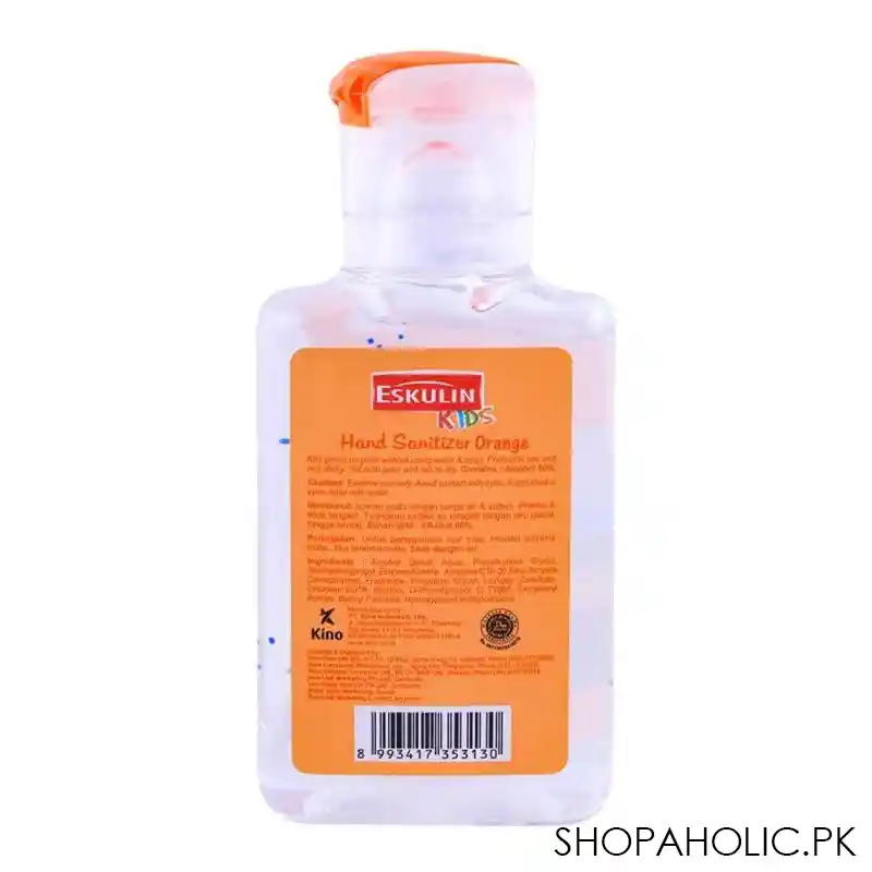 disney eskulin kids winnie the pooh orange hand sanitizer 50ml image2