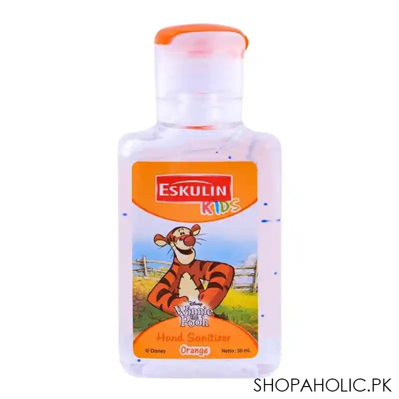 disney eskulin kids winnie the pooh orange hand sanitizer 50ml main image
