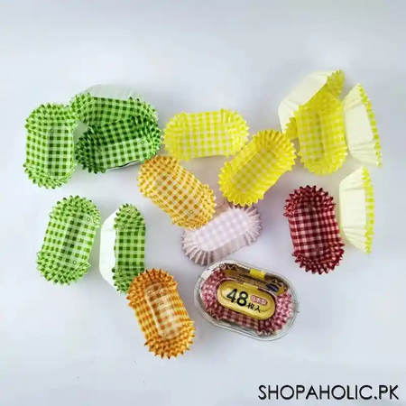 disposable oval eclair cupcake mold image3