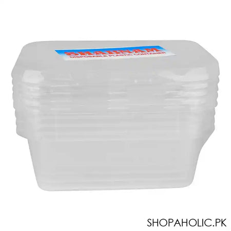 Disposable Plastic Container, 150ml Capacity - Main Image