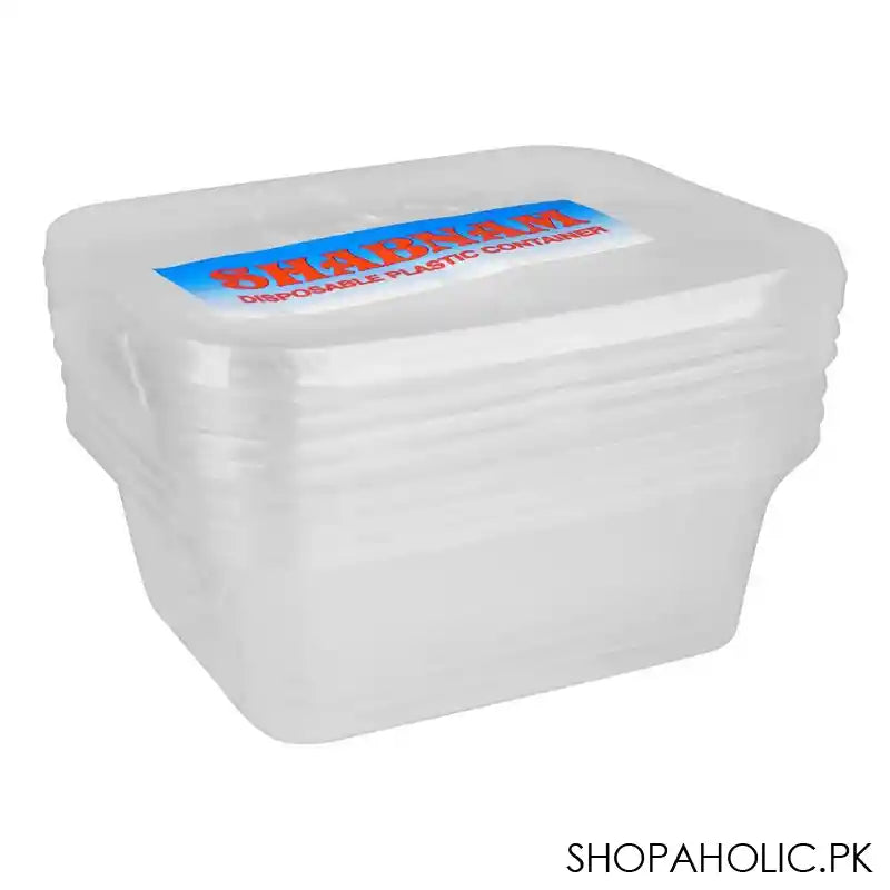 Disposable Plastic Container, 150ml Capacity - Image 2