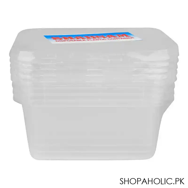 Disposable Plastic Container, 200ml Capacity - Main Image