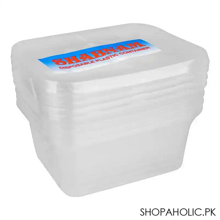 Disposable Plastic Container, 200ml Capacity - Image 2