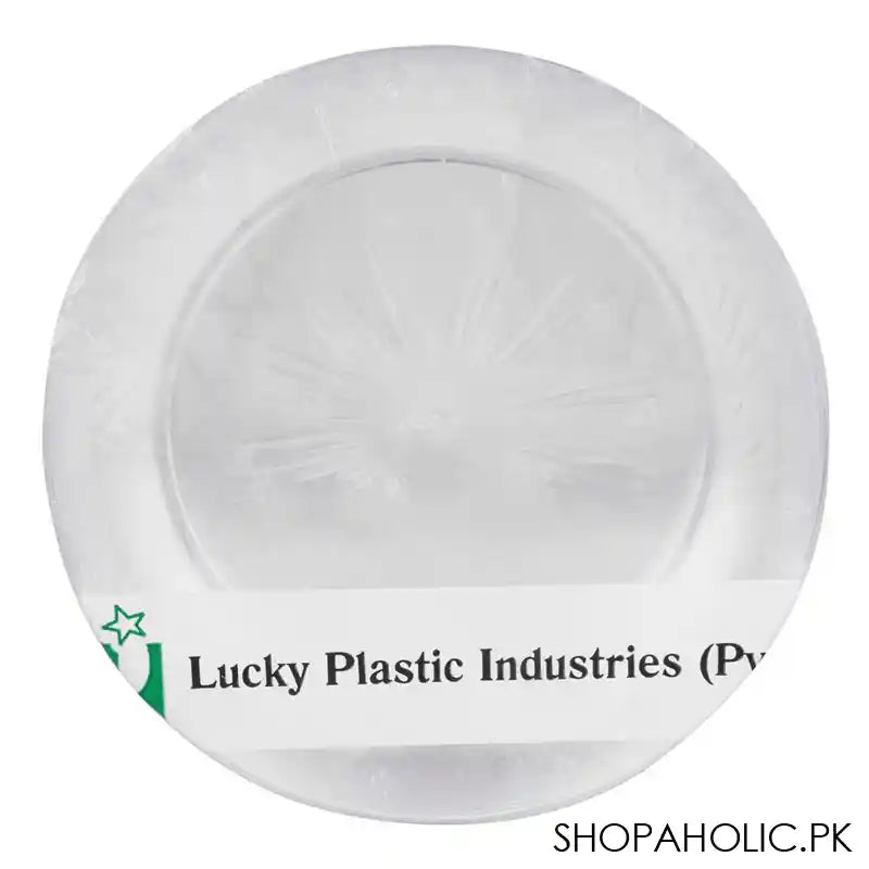Disposable Plastic Paper Plate, Small - Main Image