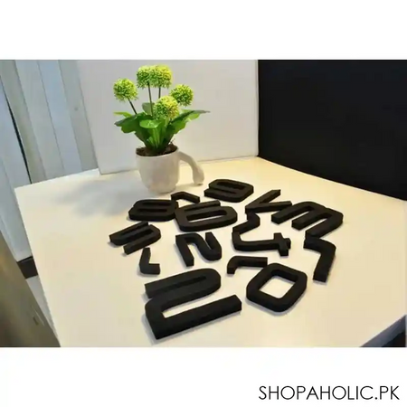 diy 3d frameless wall clock home decoration quartz watch image3