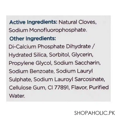 doctor fresh mint & original grinded cloves fluoride toothpaste, 70g image4