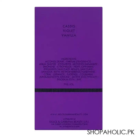 Dolce & Gabbana Dolce Violet Eau De Toilette, For Women, 75ml - Image 3