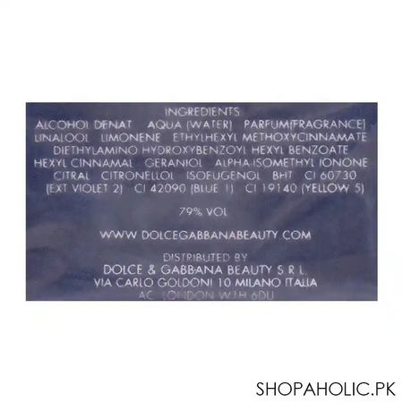dolce & gabbana light blue pour homme, fragrance for men, 125ml image3