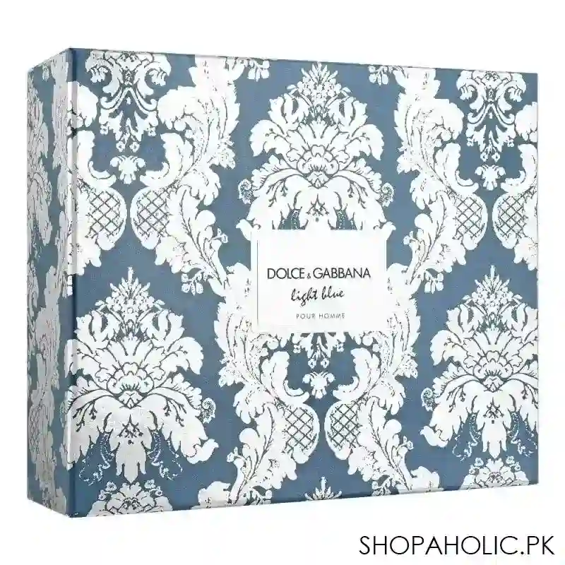 dolce & gabbana light blue pour homme set, eau de toilette, 125 + after shave, 75ml + shower gel, 75ml image2