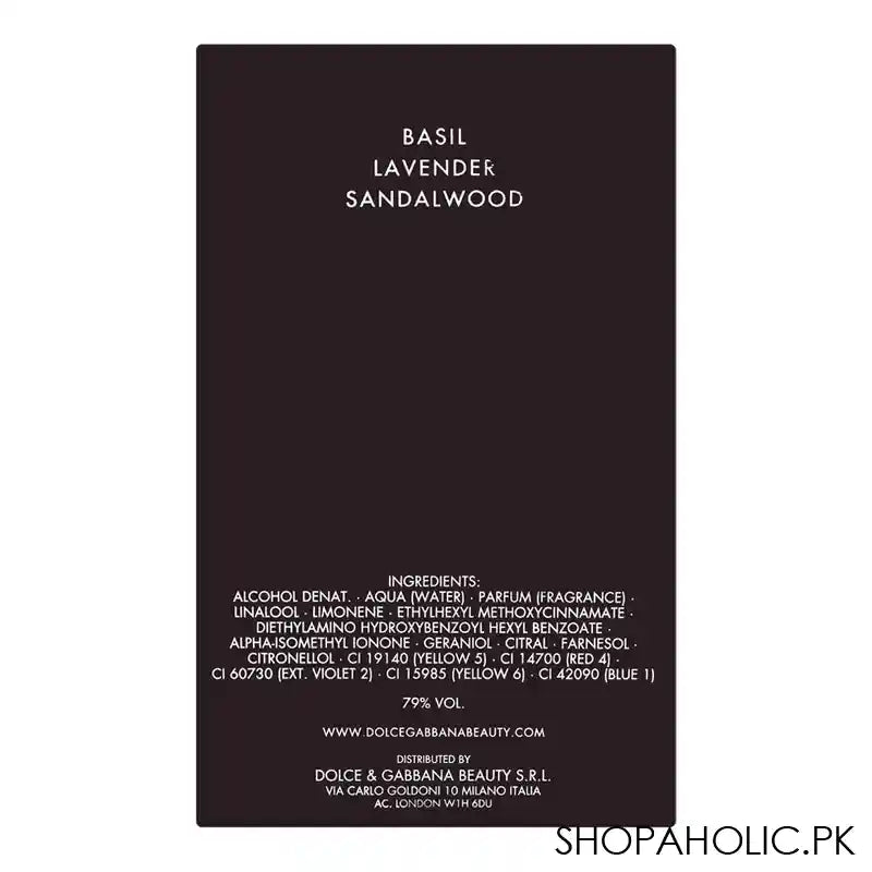 Dolce & Gabbana The One Pour Homme Eau De Toilette, For Men, 100ml - Image 2