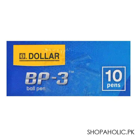 Dollar BP-3 Ball Pen F 0.7 Black 10-Pack, BP 3F, Black - Image 5