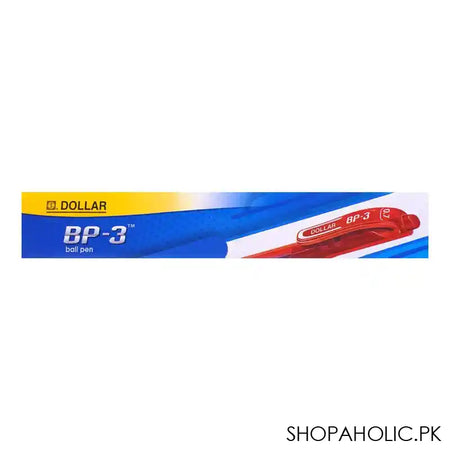 Dollar BP-3 Ball Pen F 0.7 Black 10-Pack, BP 3F, Black - Image 2