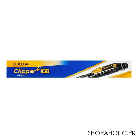 Dollar Clipper+BP1 Super Smooth Ball Pen F 0.8, Blue, 10-Pack, BPCL5 - Image 2