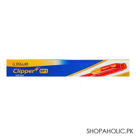 Dollar Clipper+BP1 Super Smooth Ball Pen F 0.8, Blue, 10-Pack, BPCL5 - Image 4