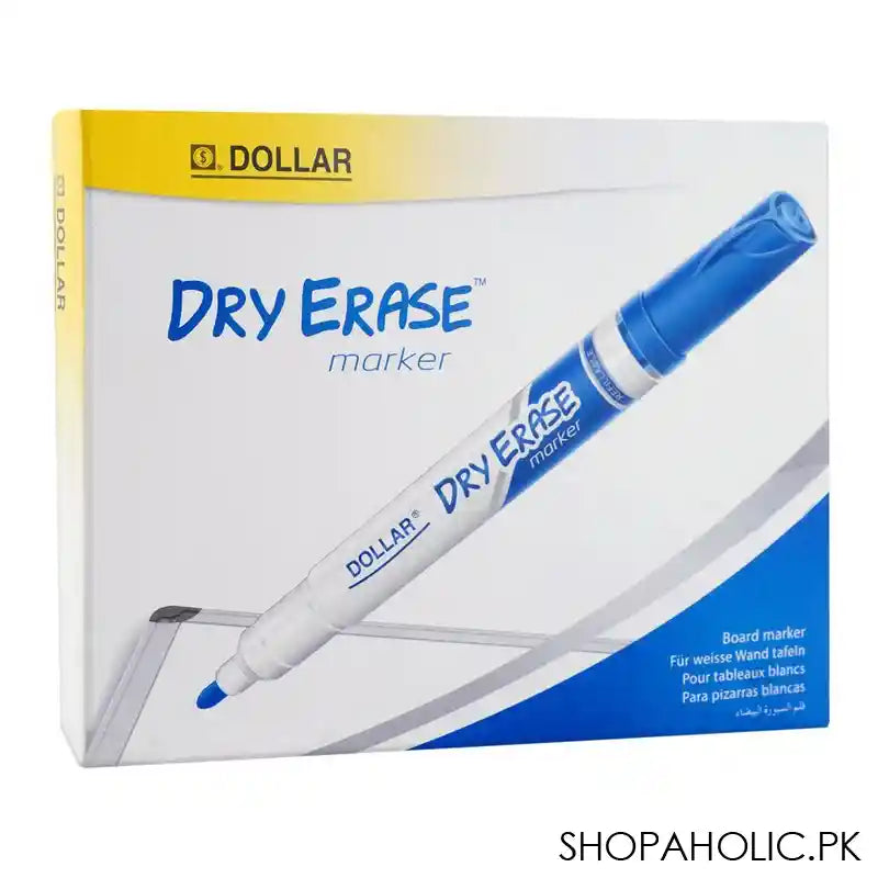 Dollar Dry Erase Marker 2.0 12-Pack, DE2 Blue - Main Image