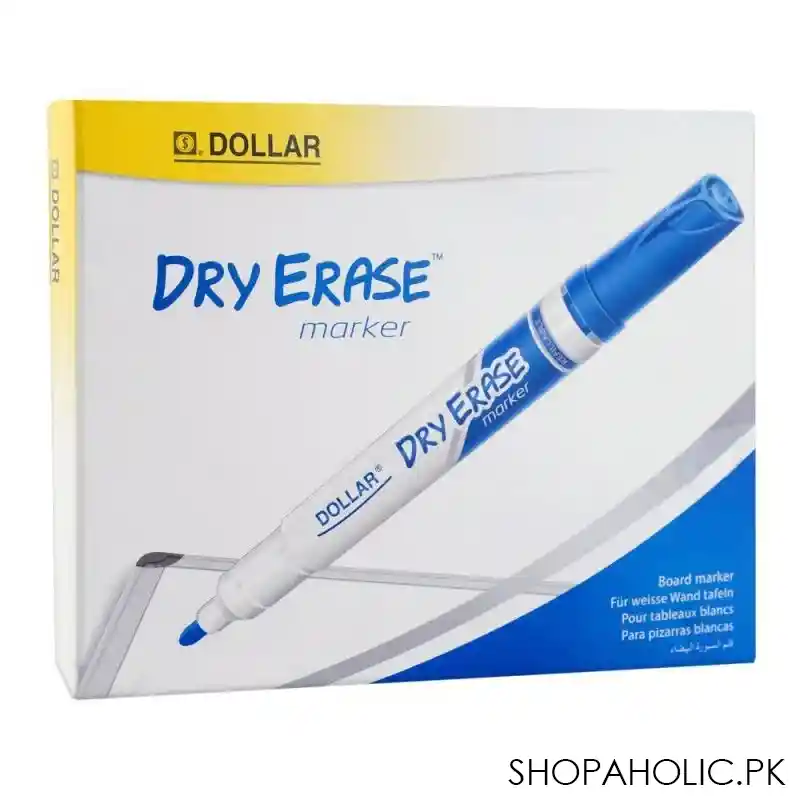 dollar dry erase marker 2.0 12 pack, de2 blue main image