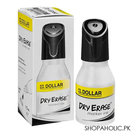 Dollar Dry Erase Marker Ink Black, 15ml, IWBP 15 - Main Image