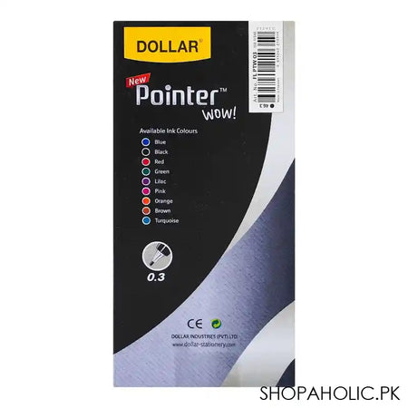 Dollar Fine Liner Pointer Wow! Metal Jacket F 0.3 10-Pack, Black, FL PTW03 - Image 4