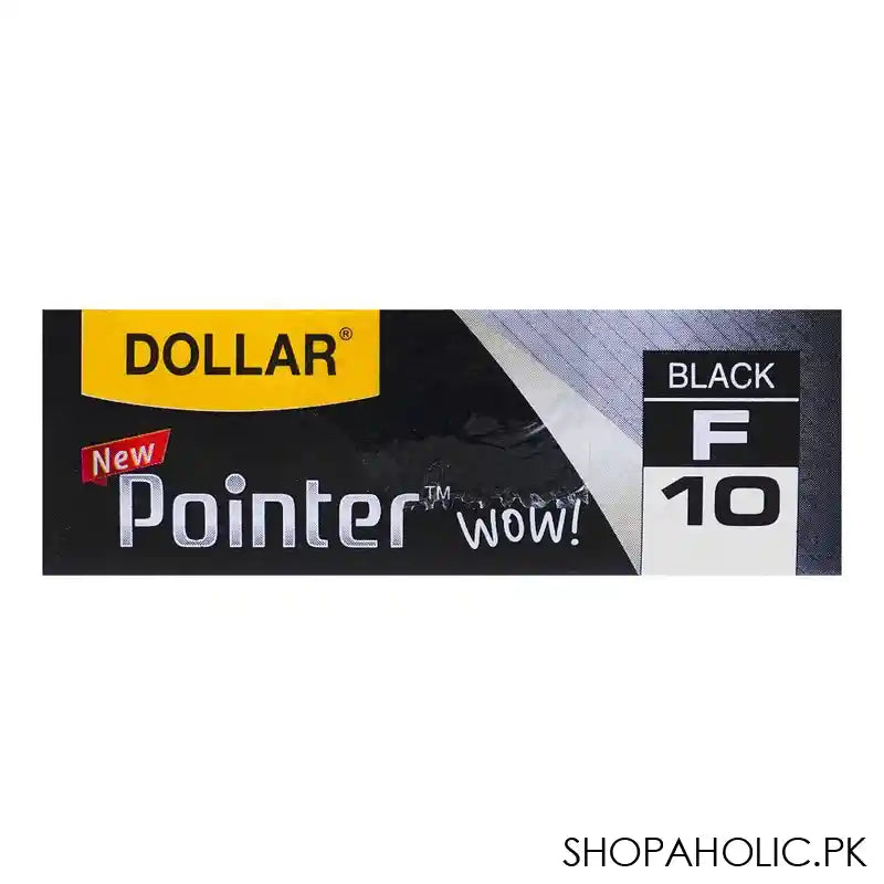 Dollar Fine Liner Pointer Wow! Metal Jacket F 0.3 10-Pack, Black, FL PTW03 - Image 3