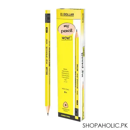 dollar my pencil wow black lead pencil with eraser main image